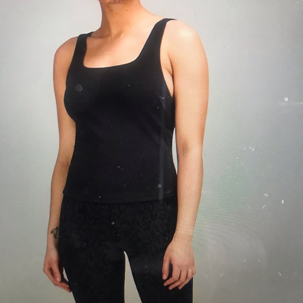 Lululemon instill tank top black sz 8 euc